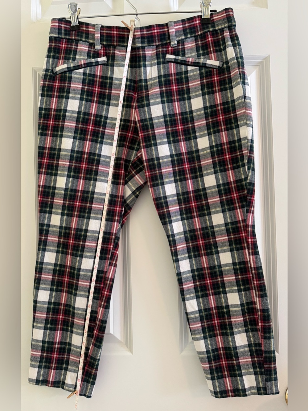 GAP Signature Fit Plaid Ankle Pants